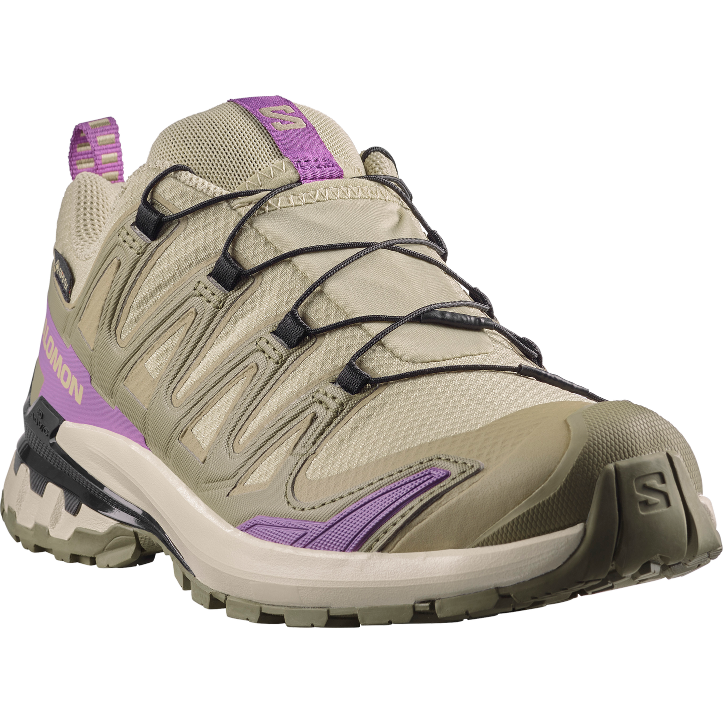 Salomon XA Pro 3D V9 GORE-TEX Women product view 4 — Bog / Aloe / Concord Grape