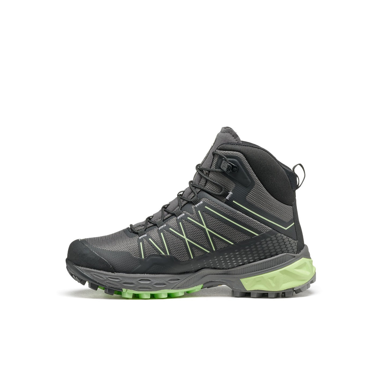 Asolo Tahoe Mid JR GTX – Junior product view 4 — SHARK GREY / BLACK / BROOK GREEN