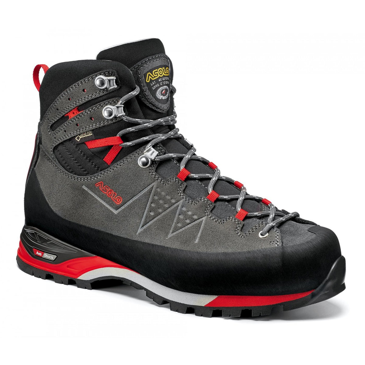 Asolo Traverse GV – Men's product view 1 — GRAPHITE / RED