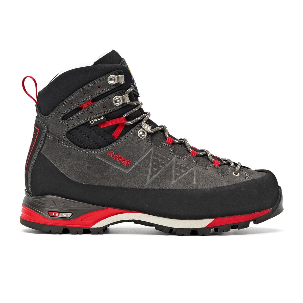 Asolo Traverse GV – Men's product view 2 — GRAPHITE / RED