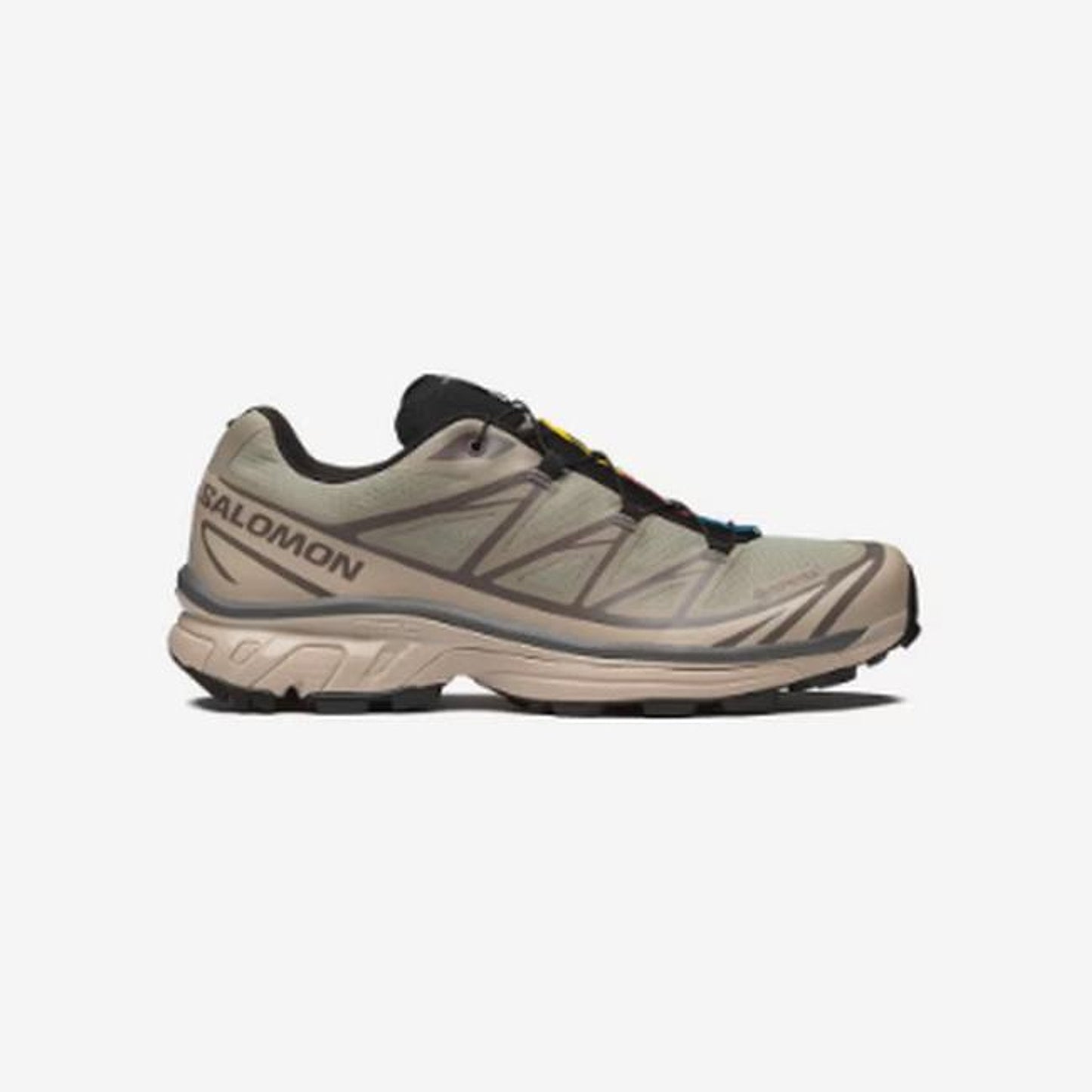Salomon XT-6 GORE-TEX - side view - Brown