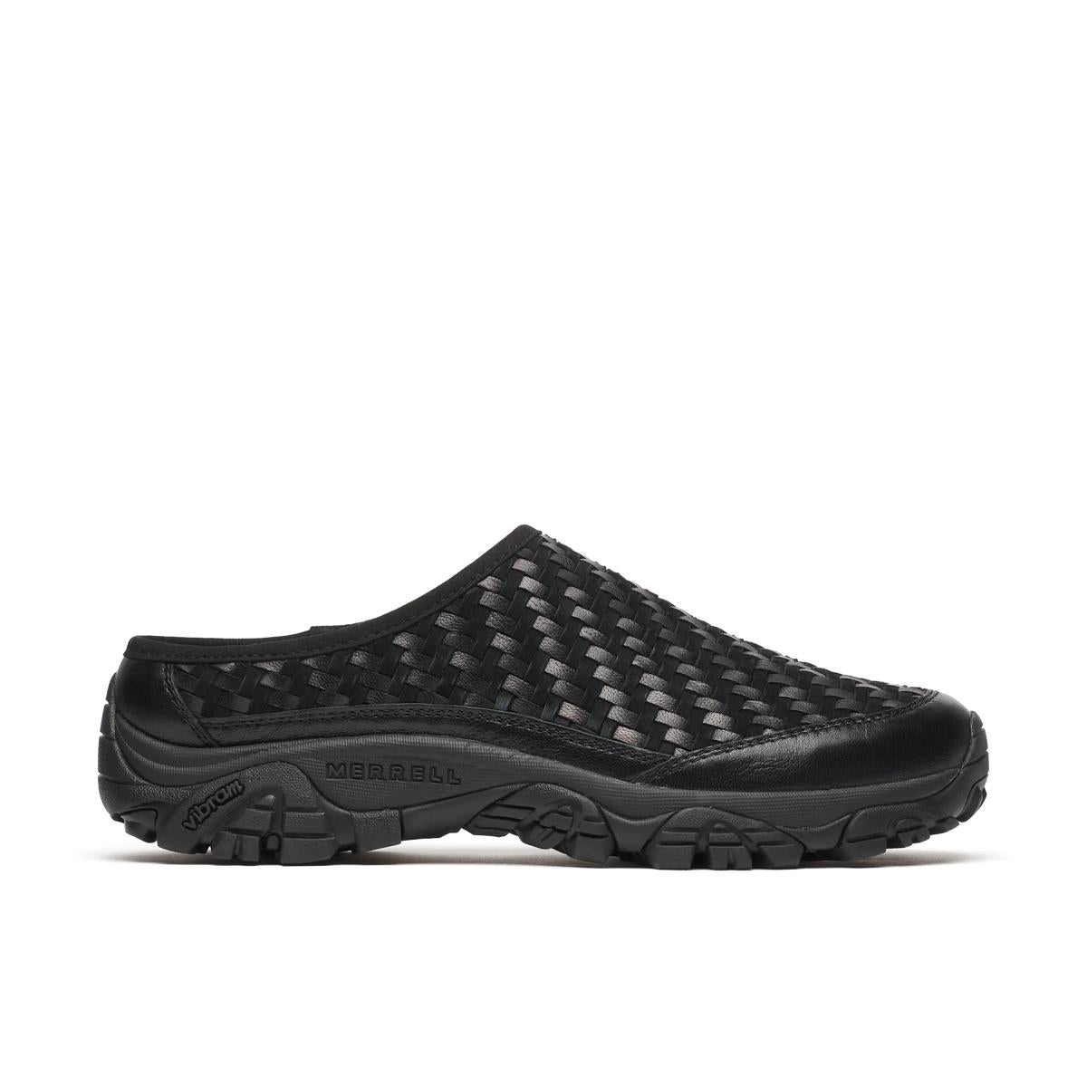 Merrell 1TRL Moab 2 Slide Leather Woven Unisex product view 1 — Black