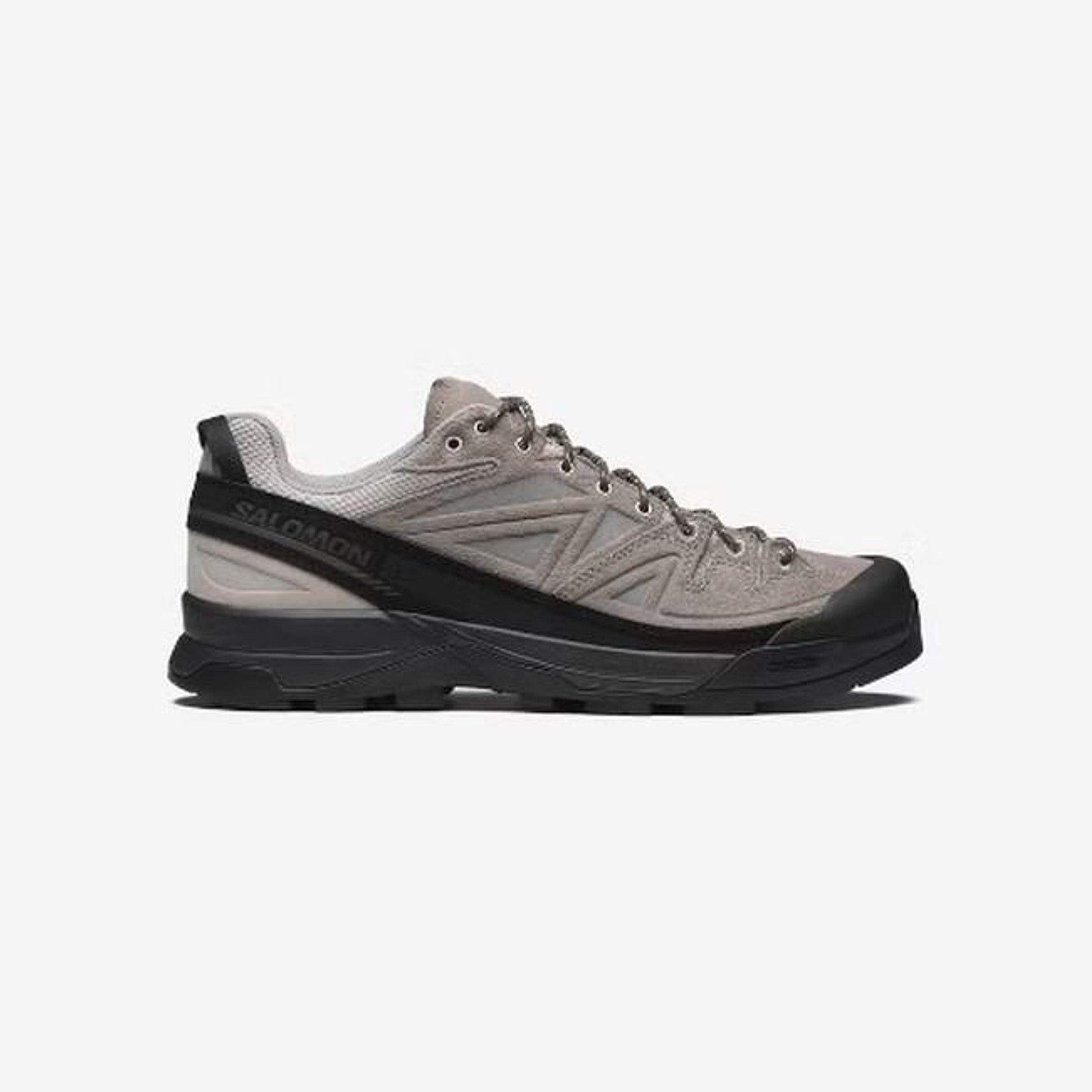 Salomon X-ALP Leather - side view - Grey