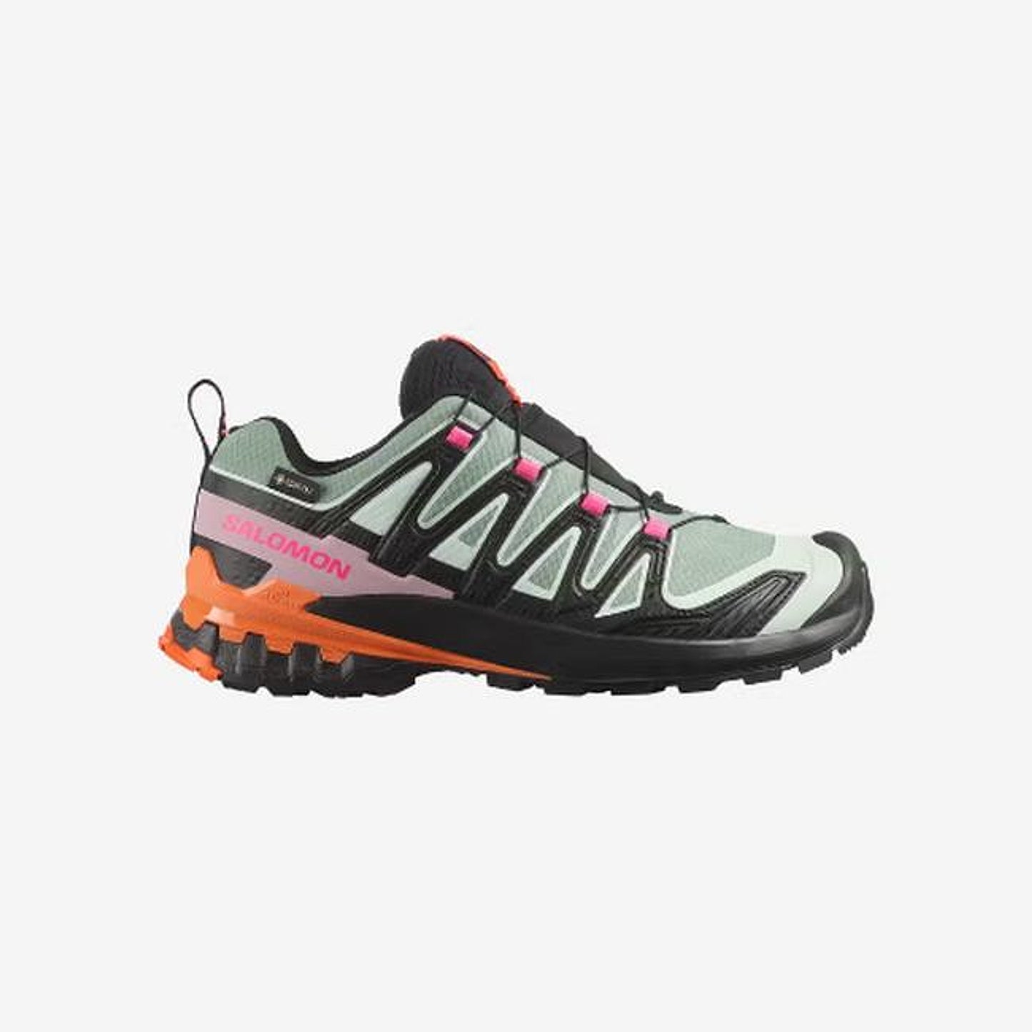 Salomon XA Pro 3D V9 GORE-TEX Neon Void Women - side view - Pink