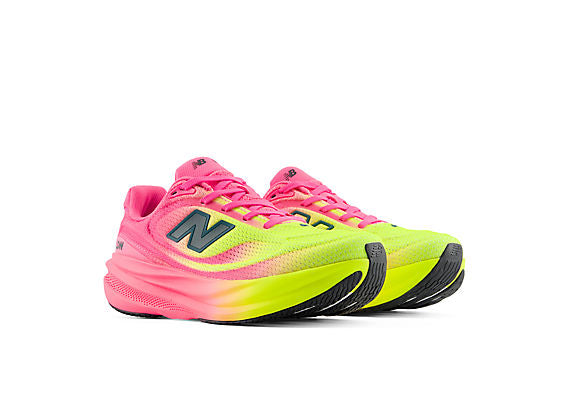 New Balance TCS London Marathon 1080v15 Women product view 5 — Pink Heat / Alkaline Green