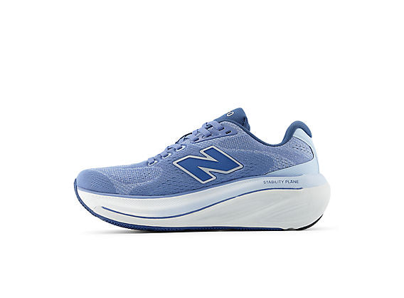 New Balance Fresh Foam X 860 v15 Women product view 3 — Fairweather Blue / Silver Metallic