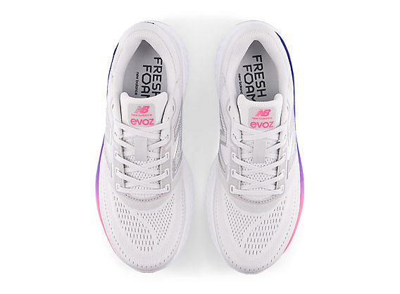 New Balance EVOZ v4 Women product view 4 — Grey Matter / Pink Heat