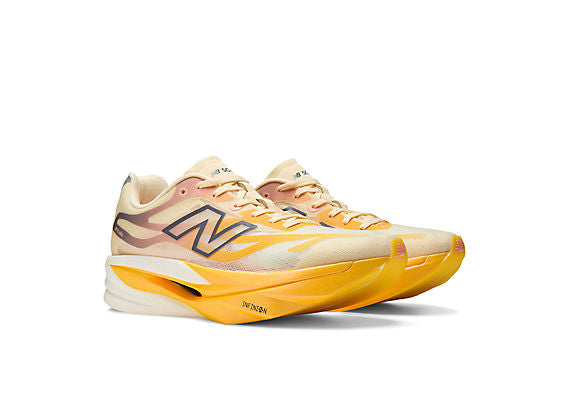 New Balance FuelCell SuperComp Elite v6 Women product view 5 — Satsuma Orange / Pink Lemonade