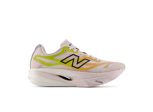 New Balance FuelCell SuperComp Elite v6 Women product view 2 — Pink Granite / Field Green