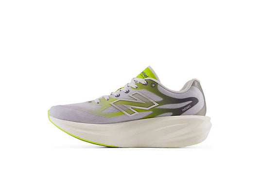 New Balance FuelCell SuperComp Rebel Women product view 3 — Fresh Air / Alkaline Green