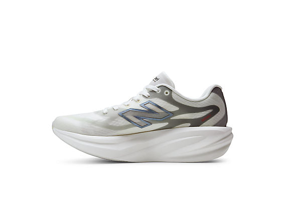 New Balance FuelCell SuperComp Rebel Women product view 3 — Sea Salt / Neo Flame